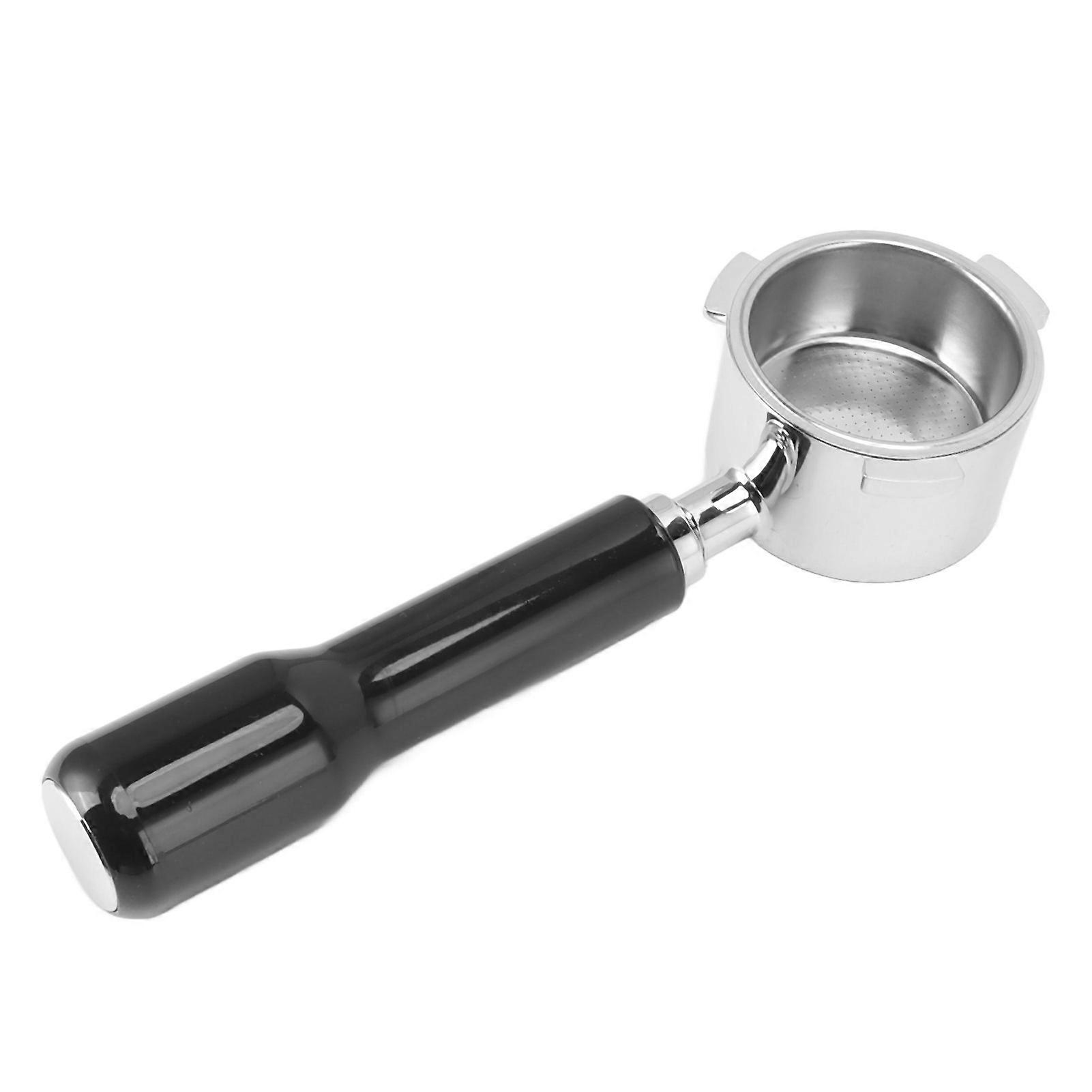 Zinc Alloy 3-Handle Coffee Portafilter, Detachable Ergonomic, Stable Handle, Bottomless Portafilter for Coffee Maker Tool