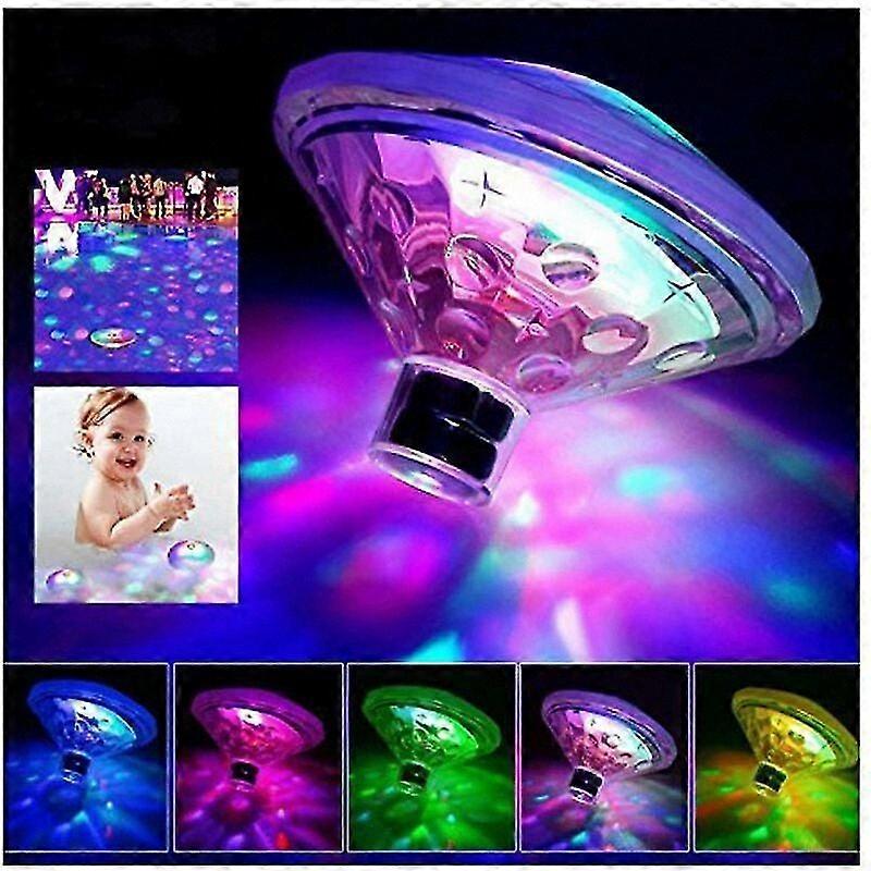 LED Pool and Pond Light with 7 Color Modes, Battery Powered Floating Light (Batteries Not Included)