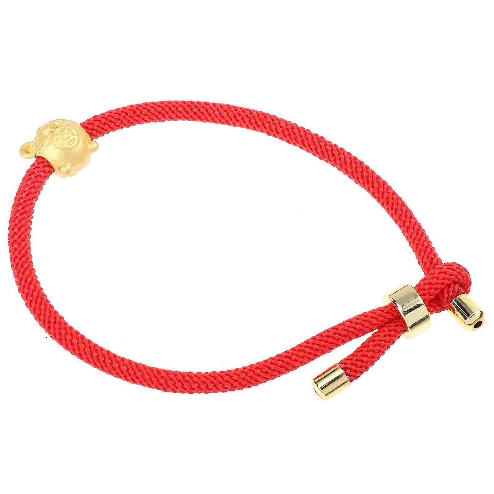 Red Braided Cord Bracelet for Men and Women – Lightweight Amulet Wrist Rope for Fortune, Protection, and Blessing – Stylish and Comfortable Jewelry