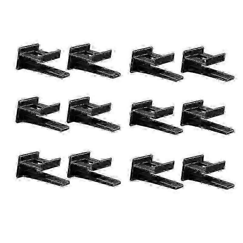 12-Pack Wall Mount Hat Hooks for Baseball Caps - Closet & Door Storage Organizer
