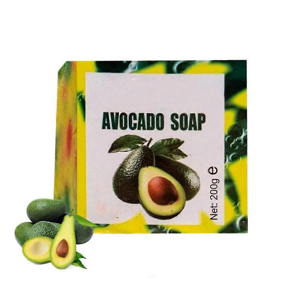 Sapone all'avocado, sapone all'avocado fatto a mano per la pelle, sapone detergente all'avocado, idrata, nutre, deterge delicatamente e sapone per la cura della pelle