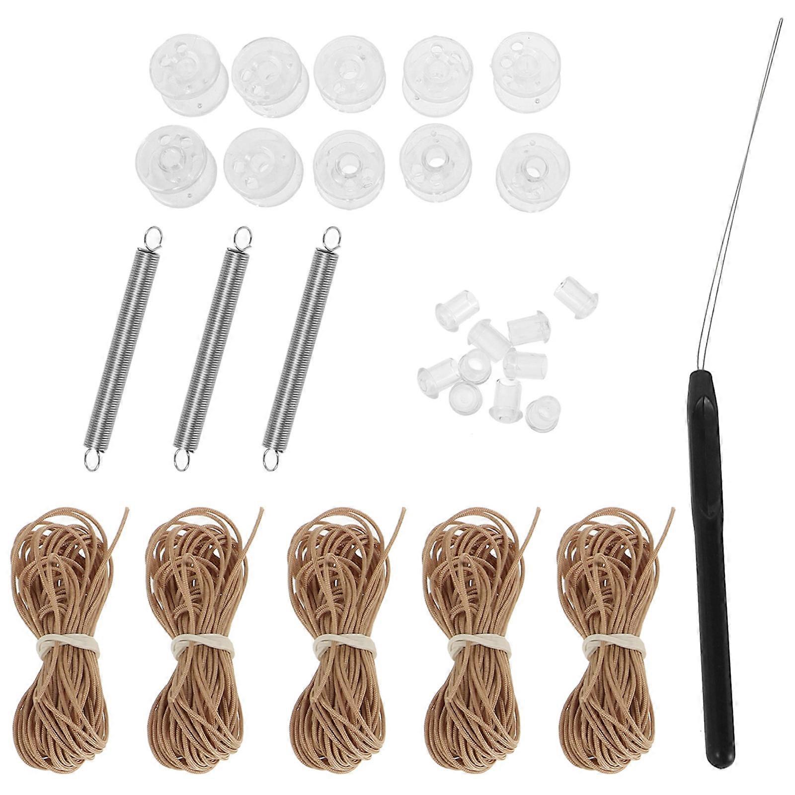RV Pleated Shade Repair Kit with Brown POM Material and Spring Design for Easy Installation and Long Term Use 1 Set