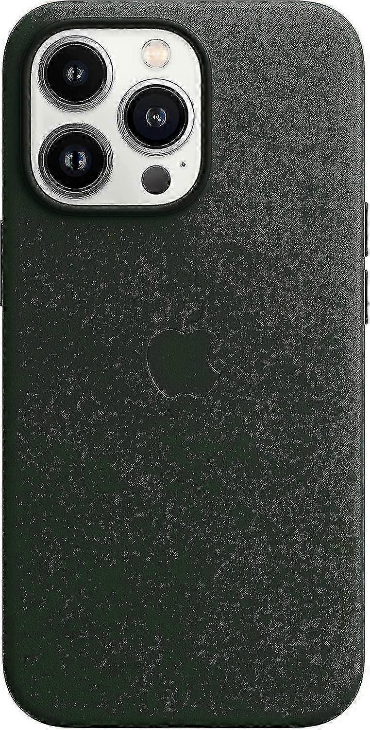 GuanGuan Apple Leather MagSafe Case for iPhone 14 - Sleek and Protective Design