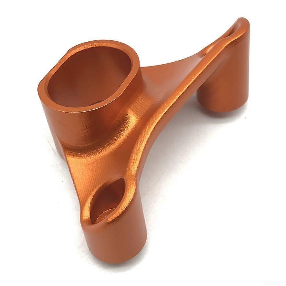Motorcycle Exhaust Pipe Hanger Bracket - Orange Fixing Support for Custom Modifications, Durable Steel Compatibility