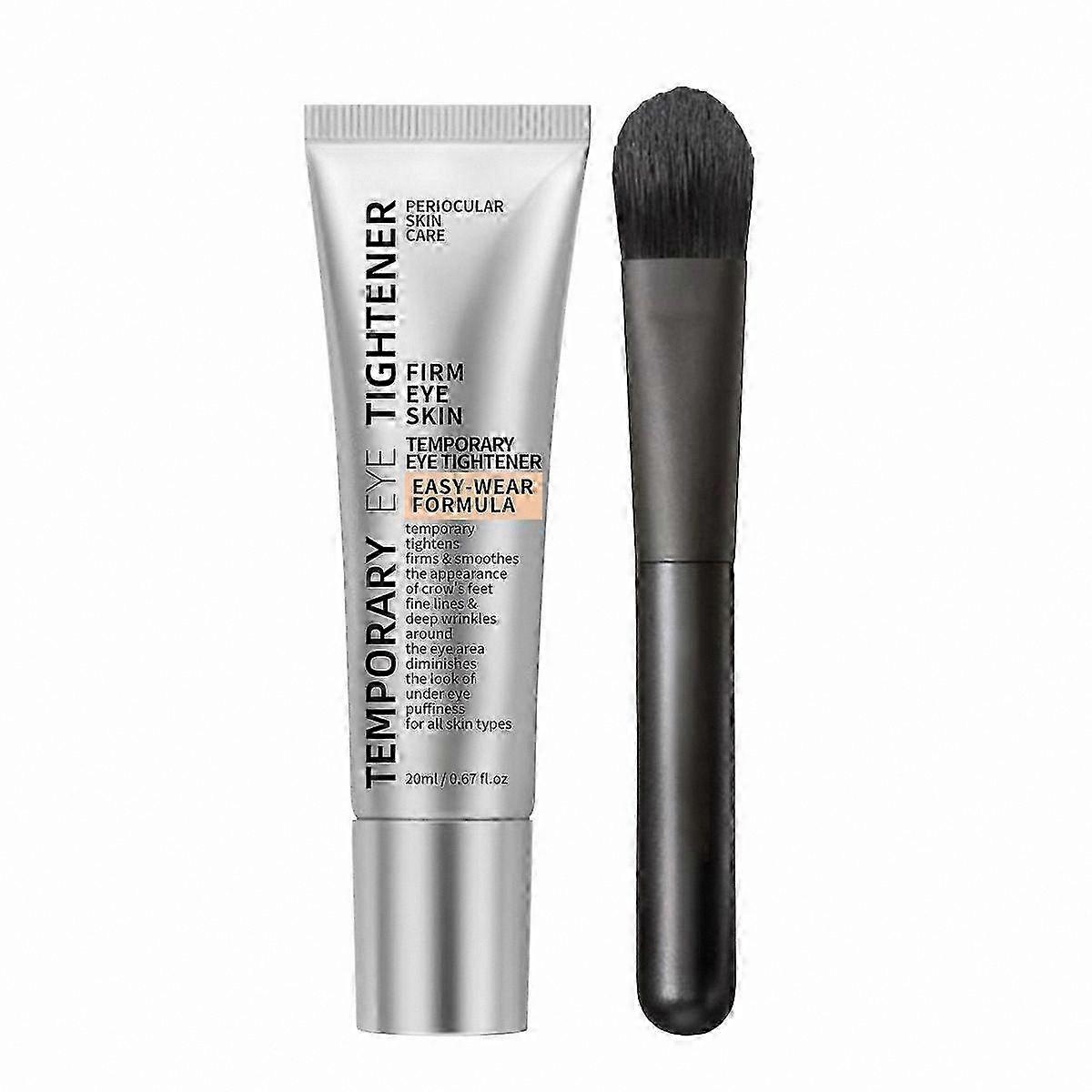 Anti-Aging Eye Cream with Brush, Firming Formula for Dark Circles, Wrinkles, and Puffiness Reduction