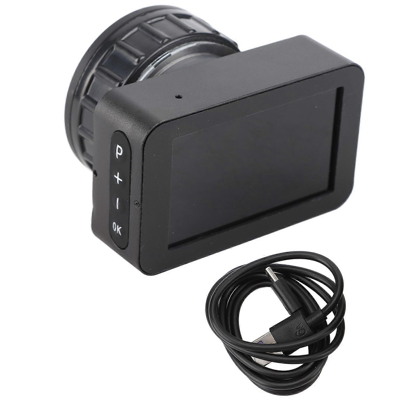 Electronic Eyepiece 4K HD with 3 Inch Color Display Screen Astronomical Telescope Electronic Eyepiece for 22mm46mm Optical Telescopes Microscopes