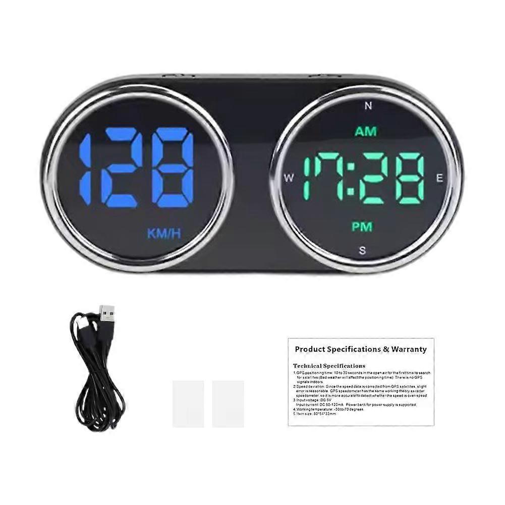 Car Head-Up Display with Real-Time Data, Dual Unit Switchable, Safety Driving Assistant