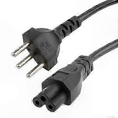 Swiss-Style 3-Pin AC Power Cord for Laptops - Universal Replacement Cable