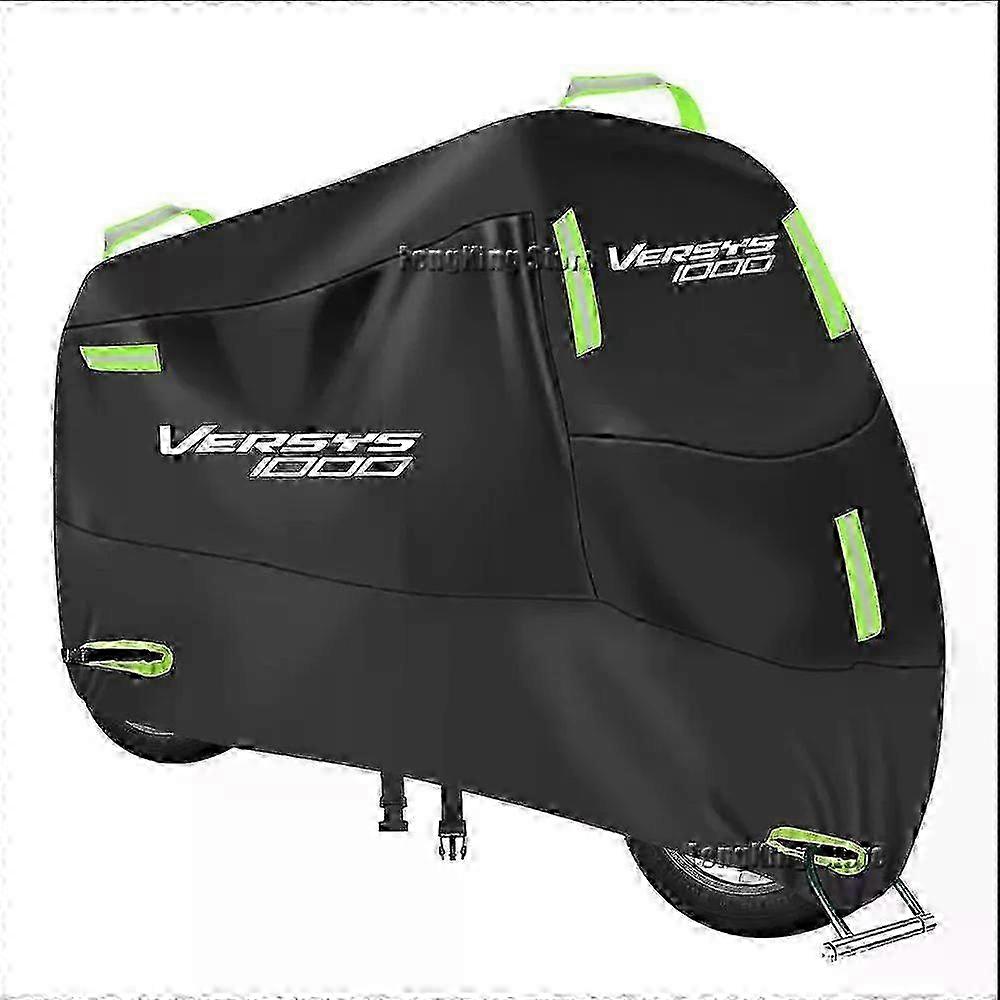 Kawasaki Versys 650 X-300 Versys 1000 Κάλυμμα Μοτοσικλέτας, UV Προστατευτικό, Dustproof, Snowproof, Αδιάβροχο Κάλυμμα Ποδηλάτου Εξωτερικού Χώρου