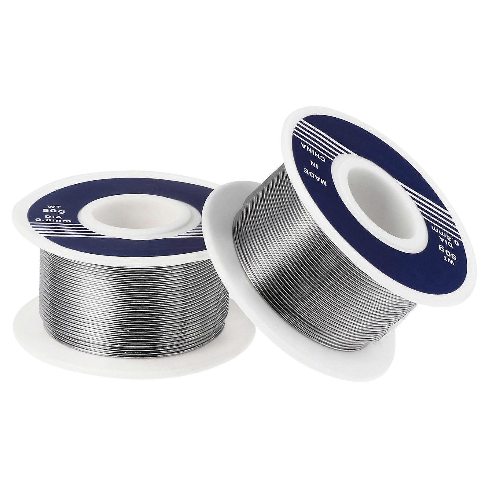 Multifunction Welding Wire for Electrical Soldering 2 Rolls Silver