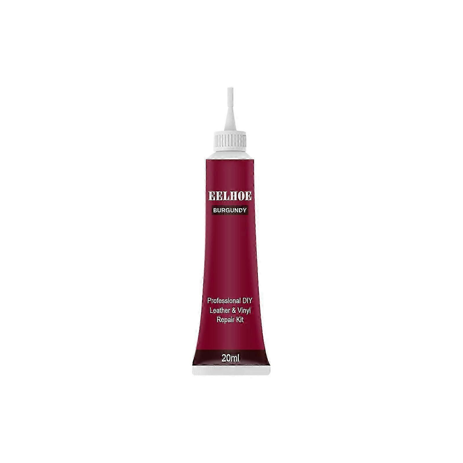 Burgundy Leather Touch-Up Cream for Car, Bag, Shoe & Sofa - Waterproof & Wear-Resistant Repair Solution