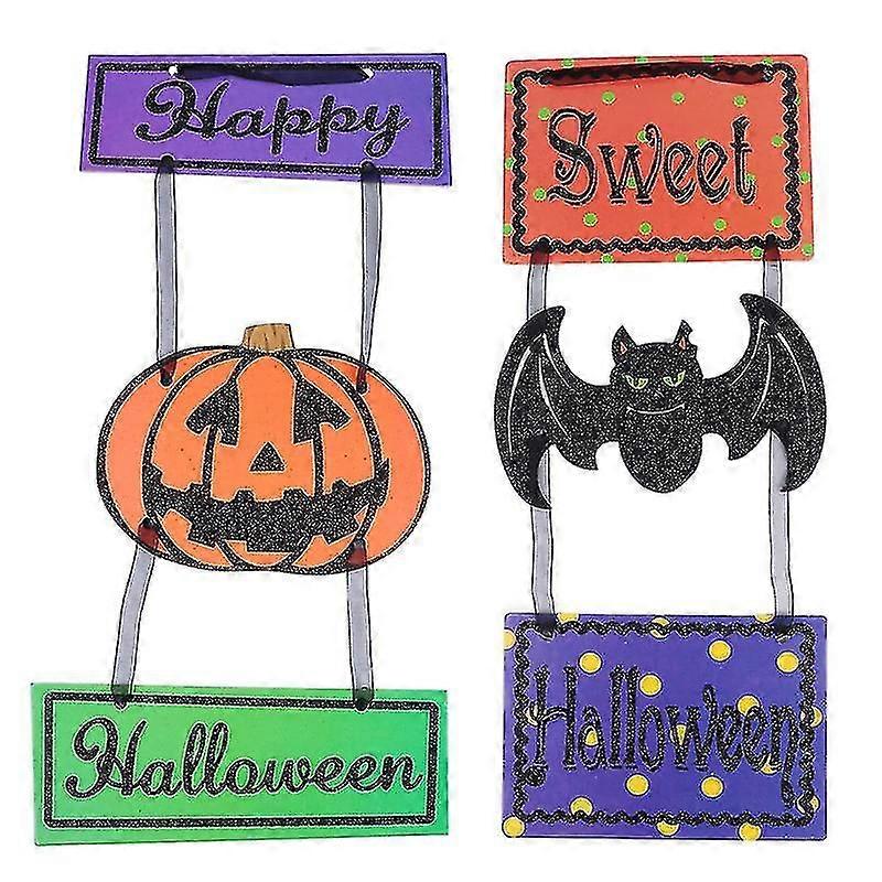 2pcs Halloween Banners For Halloween Decor