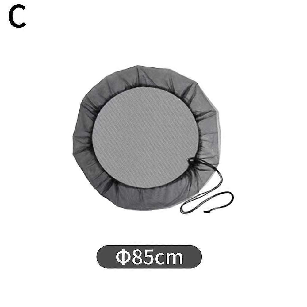 Rain Barrel Cover Net With Drawstring Waterproof Debris Protection For Outdoor Water Collection Buckets