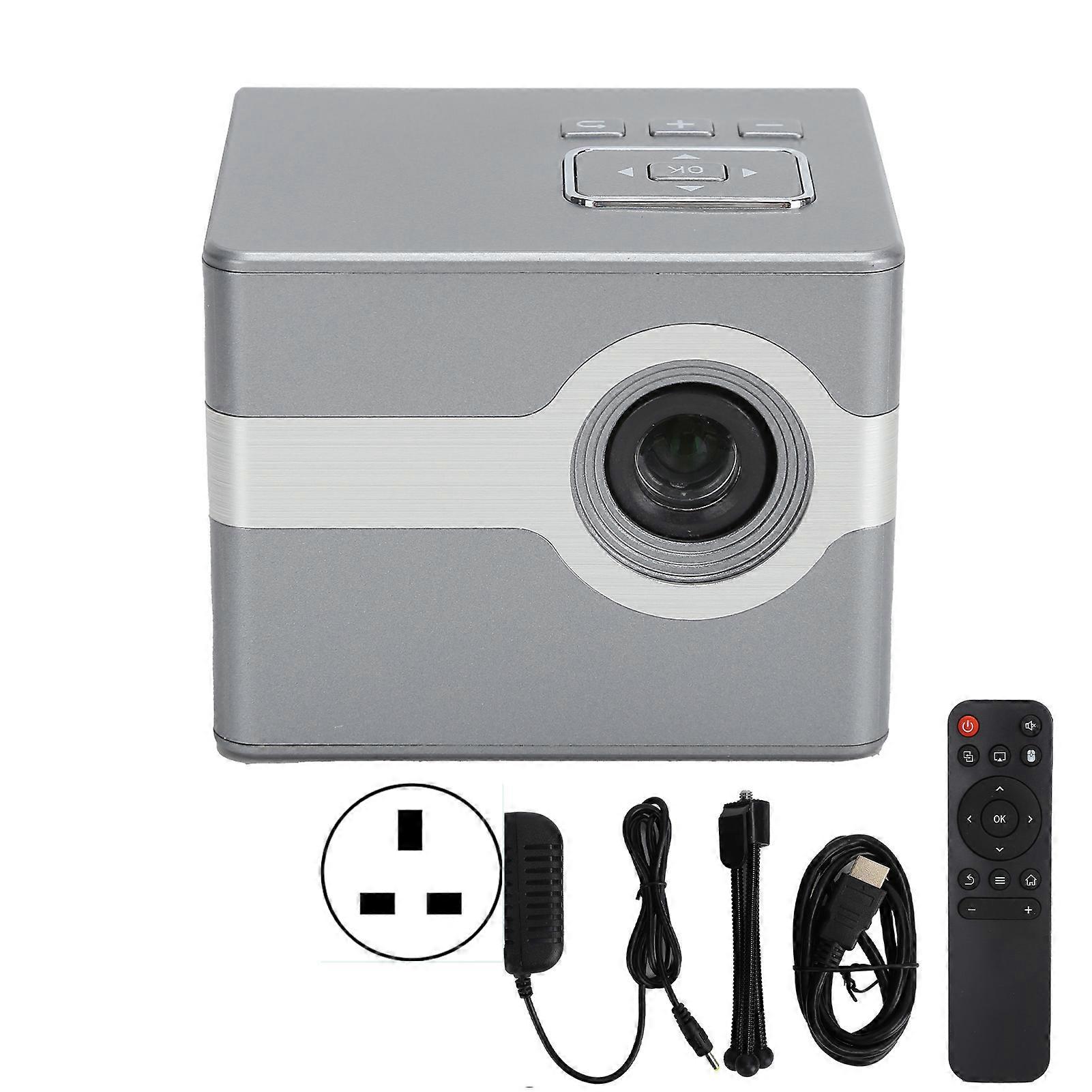 C50 Mini Projector: Portable Home Theater with HD Lens, Long Battery, LED Brightness