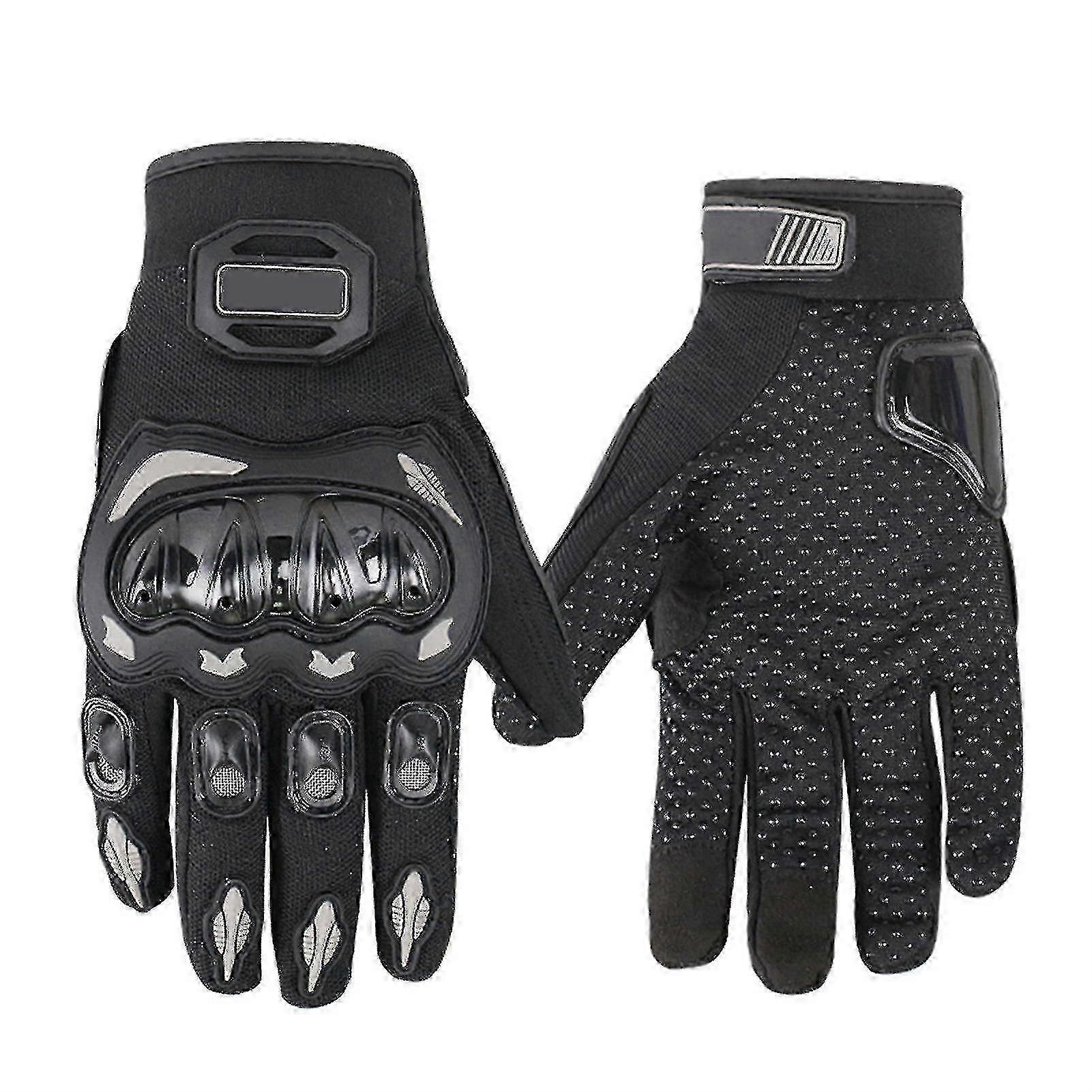 滑り止めオートバイ用手袋 男女兼用 四季対応 タッチスクリーン対応手袋 C