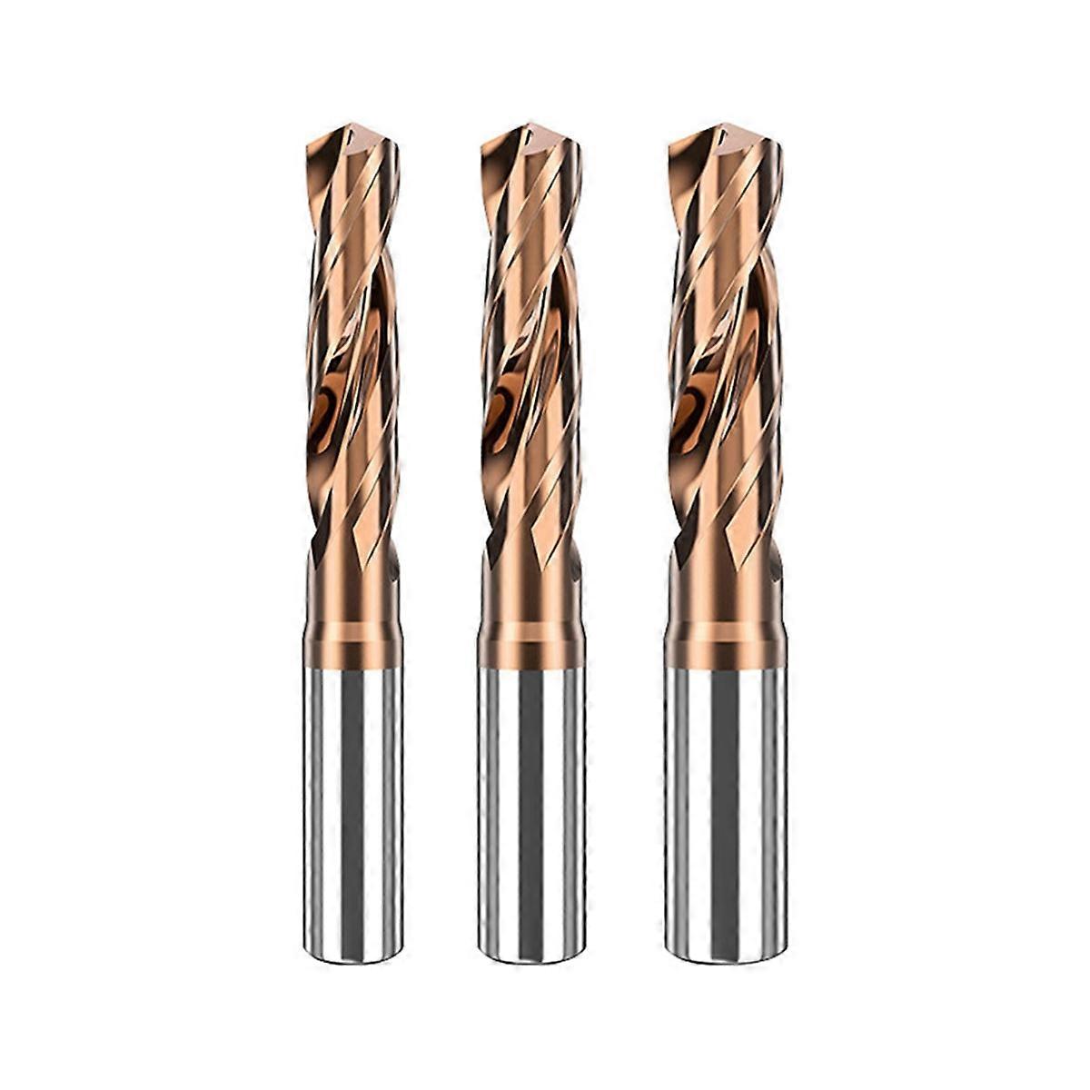 3PCS External Cooling Carbide Drill Bit Non-Standard Diameter 3.00 4.0 5.0 Solid Internal Cooling