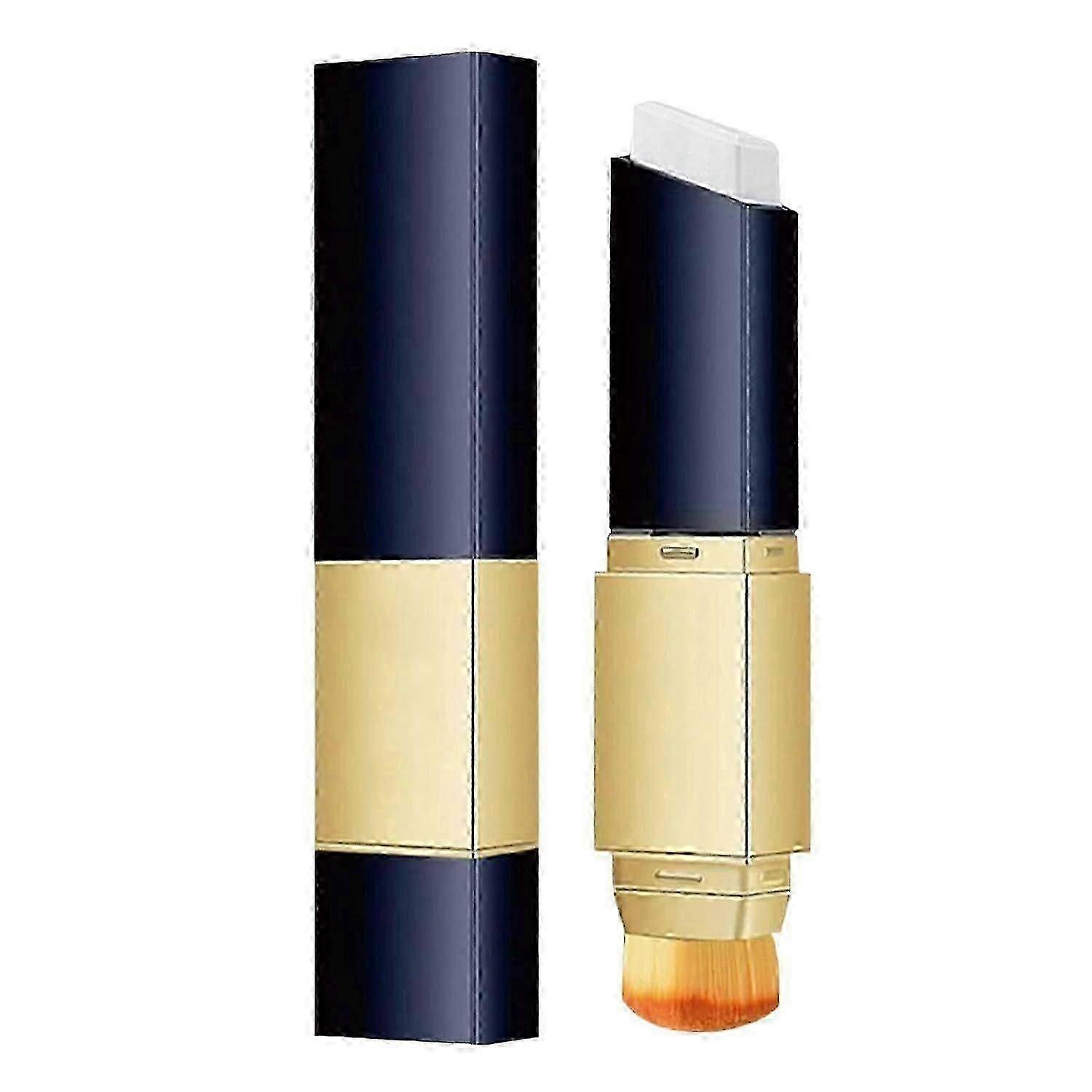 suitable for face, color changing foundation stick with brush, long lasting full coverage concealer cream stick, natural finish