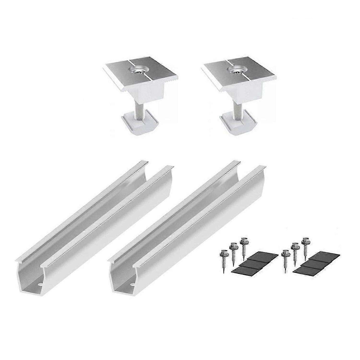 Solar Panel Mount Bracket Rails Clamp Fastening Module Mount, 30mm