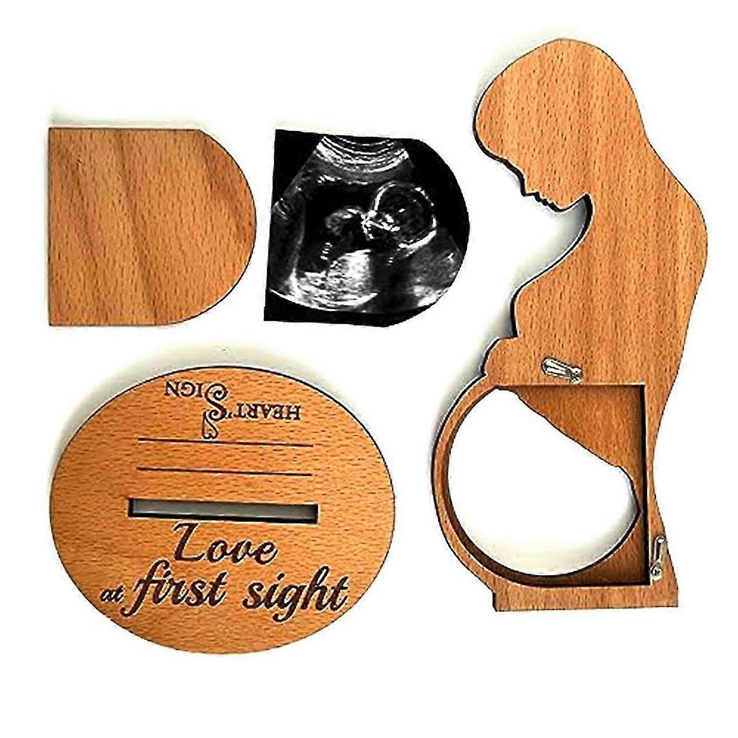 Pregnant Woman Sonogram Picture Frame First Time Mom'S Gift