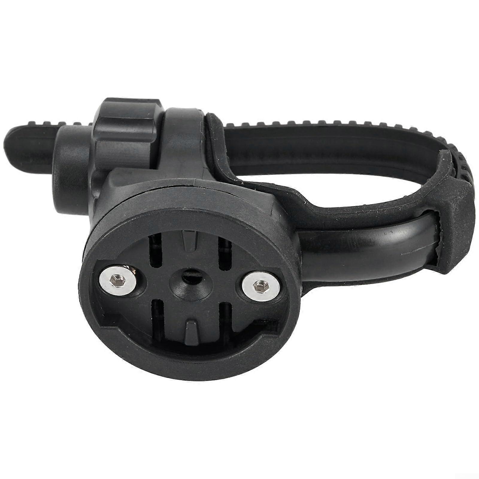 Road Bike Computer Mount Holder For Garmin Bryton Wahoo Blackbird With Secure Fit Round Tube And Flat Handlebars Plastic