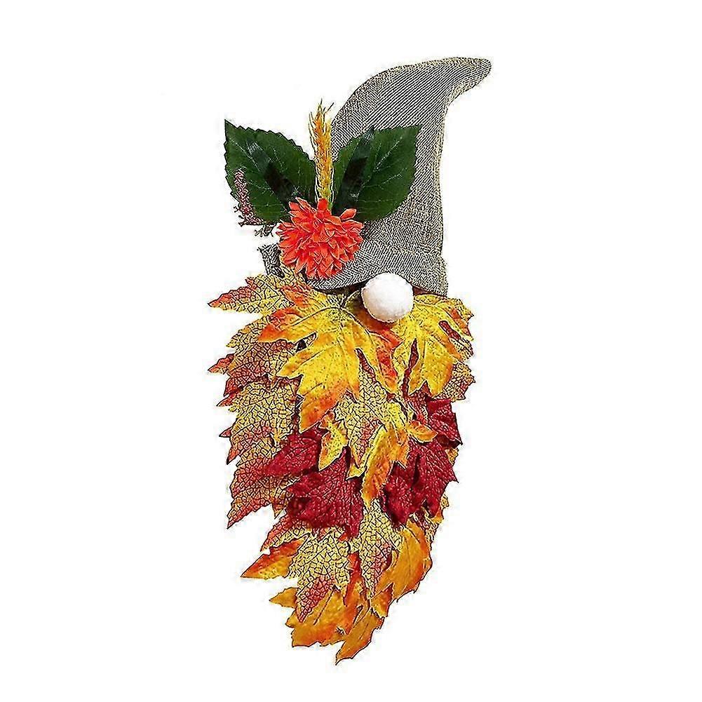 Halloween Autumn Decoration Dwarf Flower Wreath Thanksgiving Home Decor