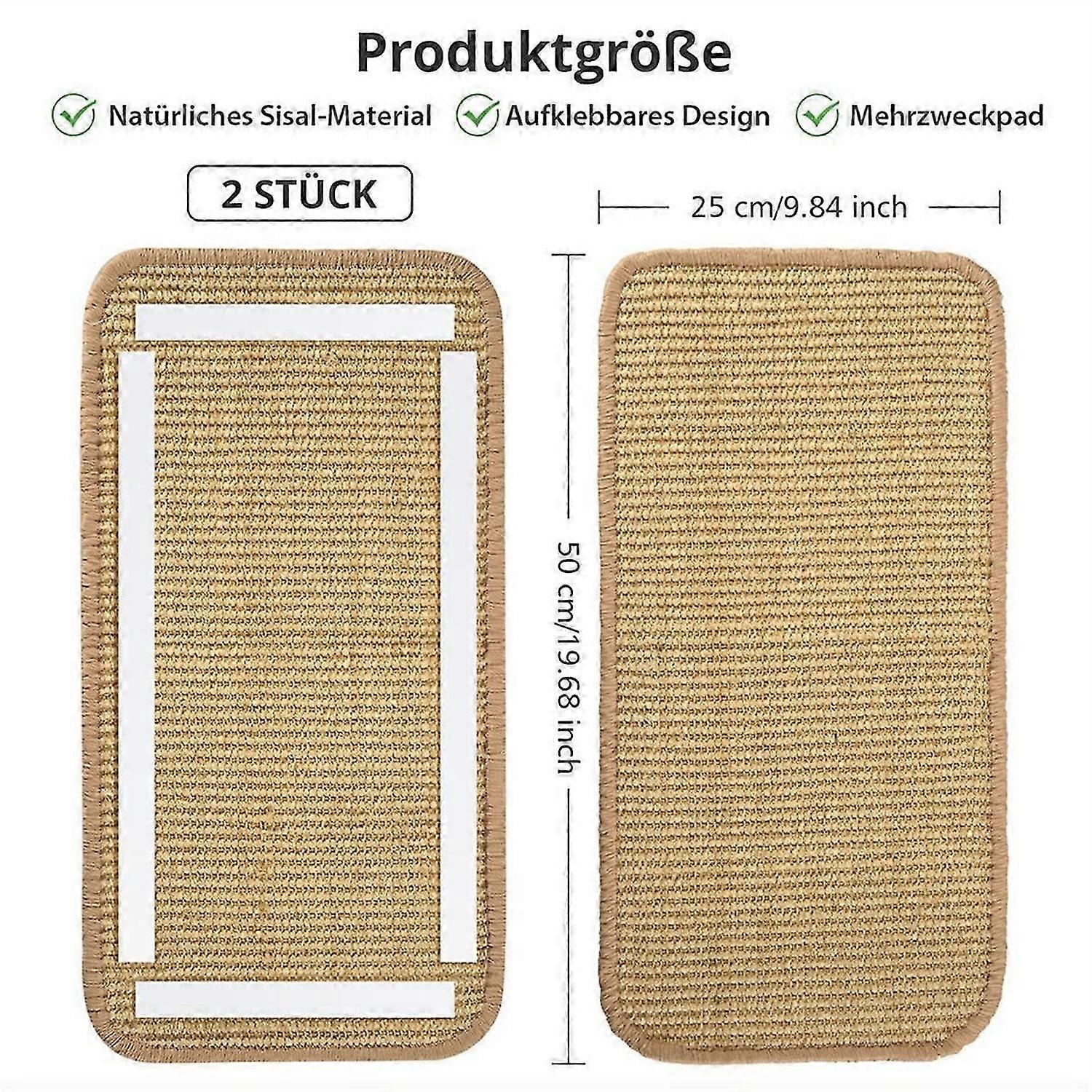 Cat Scratching Mat, Pack of 2, Scratching Mat for Cats, Cat Scratching Mat for Protects Carpets and
