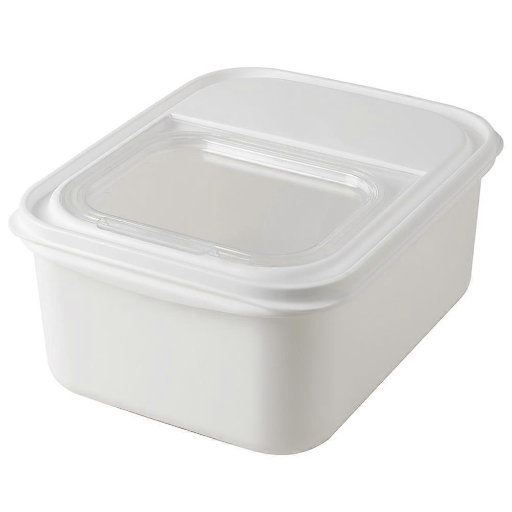 Rice Storage Container Rice Keeper for Households Kitchen Storage Made with White Pp Material for Sealed Storage 1Pack