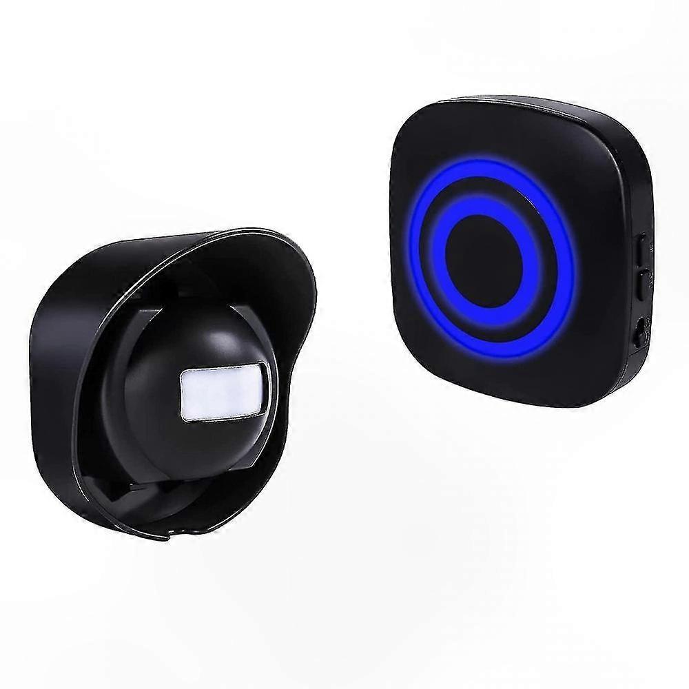 Wireless Motion Sensor Alarm, Infrared PIR Detector for Security Systems, Easy Setup Home Safety Device