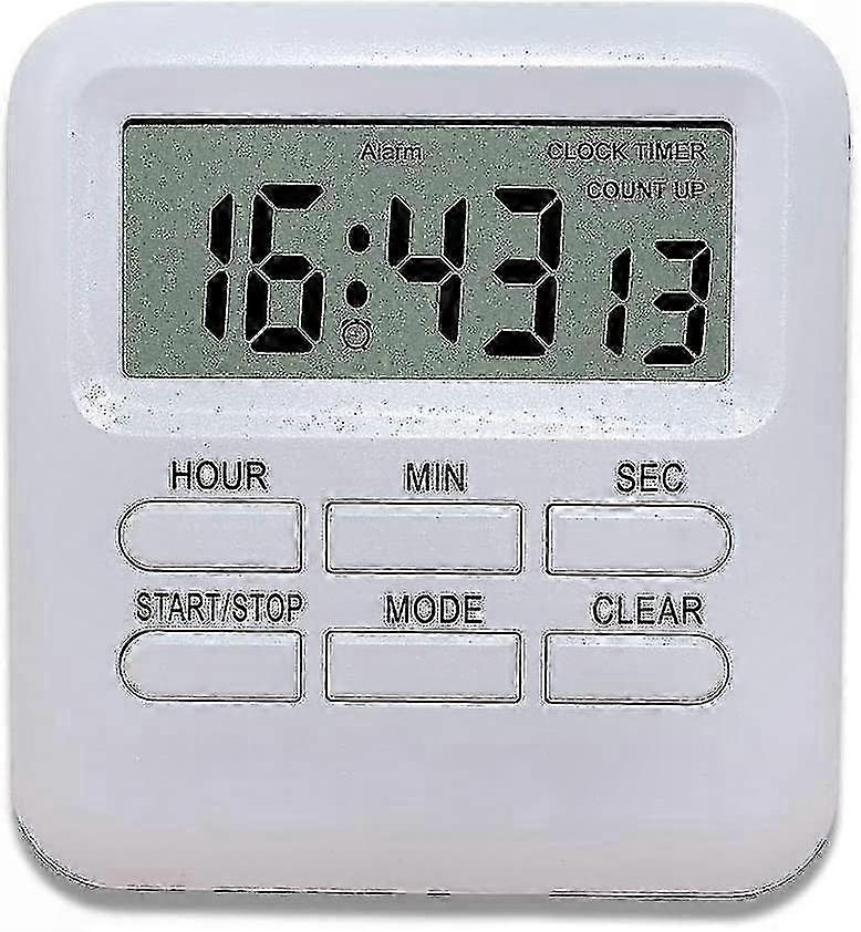 Digital Timer 3-in-1 Clock Alarm Magnetic Kitchen Countdown Stopwatch