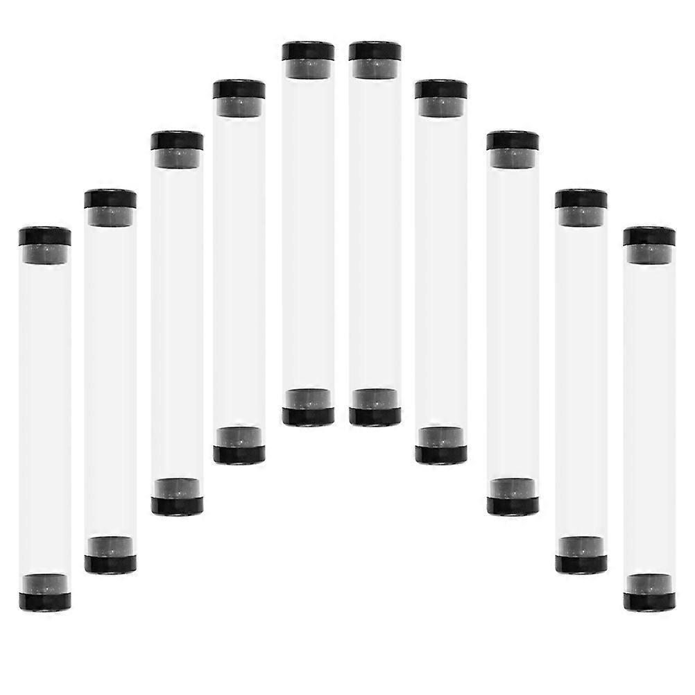 Pen Boxes Gift Empty Cylinder Pen Cases for Storage 50Pcs Transparent As Material