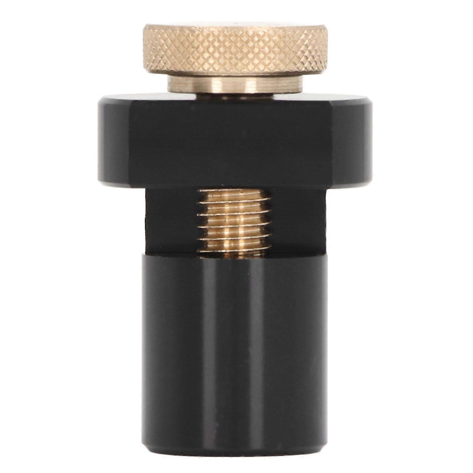 19mm Bench Dog with Thumb Screw Aluminum Alloy Woodworking Table Stop Non Slip Workbench Limiting Block Black