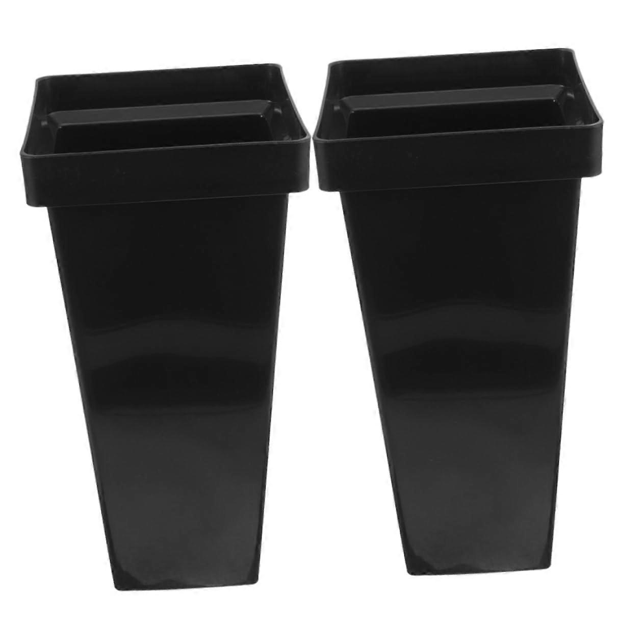 Plastic Square Bucket Lid 2Pack for Large Enamel Buckets Florists, Home Office Decor