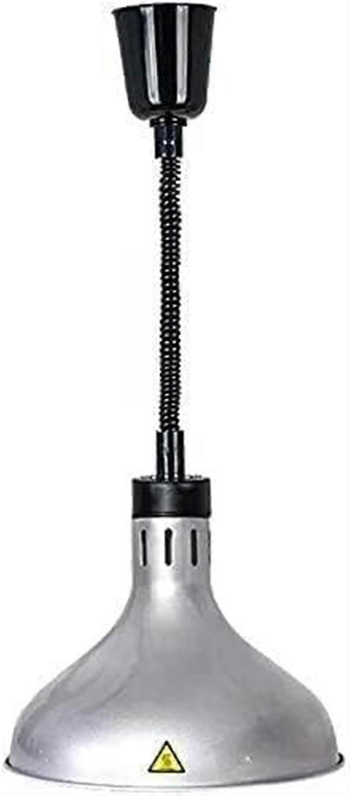 Food Warmer Lamp Telescopic Suspension with 17Cm Large Lampshade for Efficient Food Heating - Color G Model D