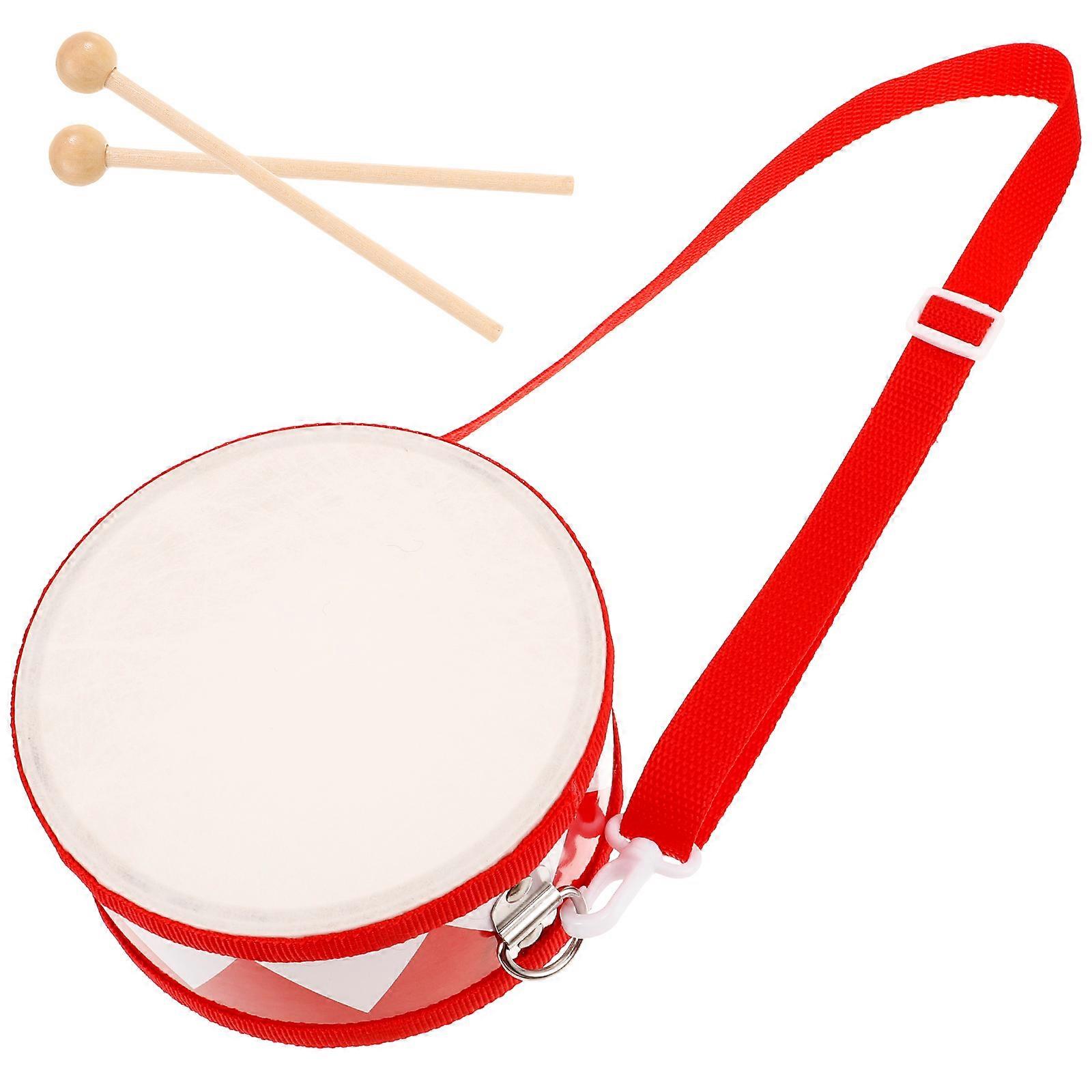 Double Sided Snare Drum Percussion Instrument Drum for Kids 2Sets