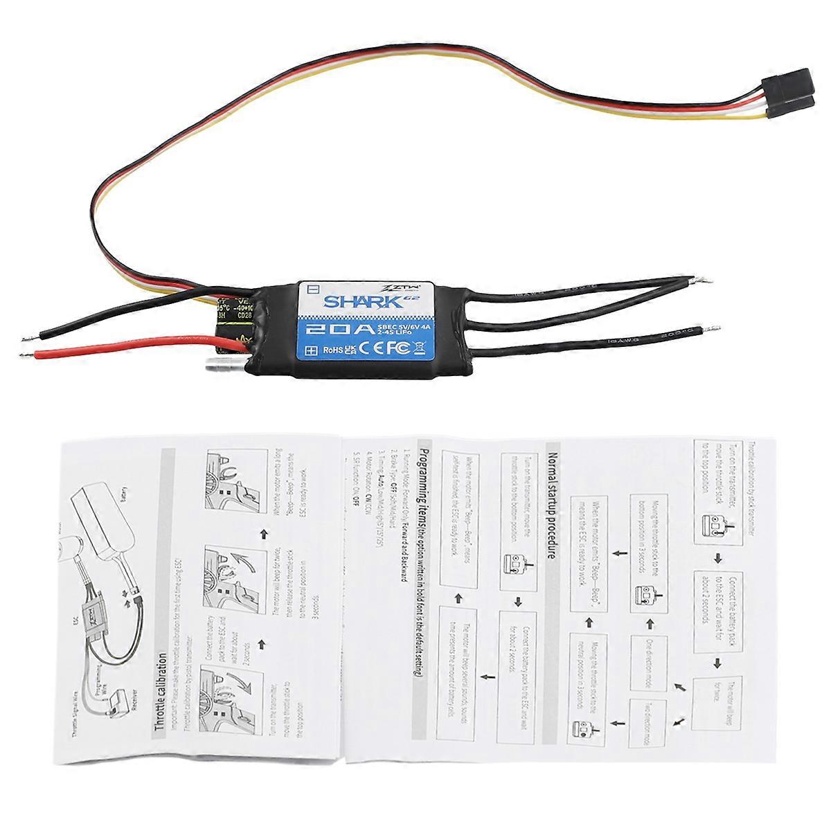  Water-cooling Dual-way Waterproof Brushless ESC