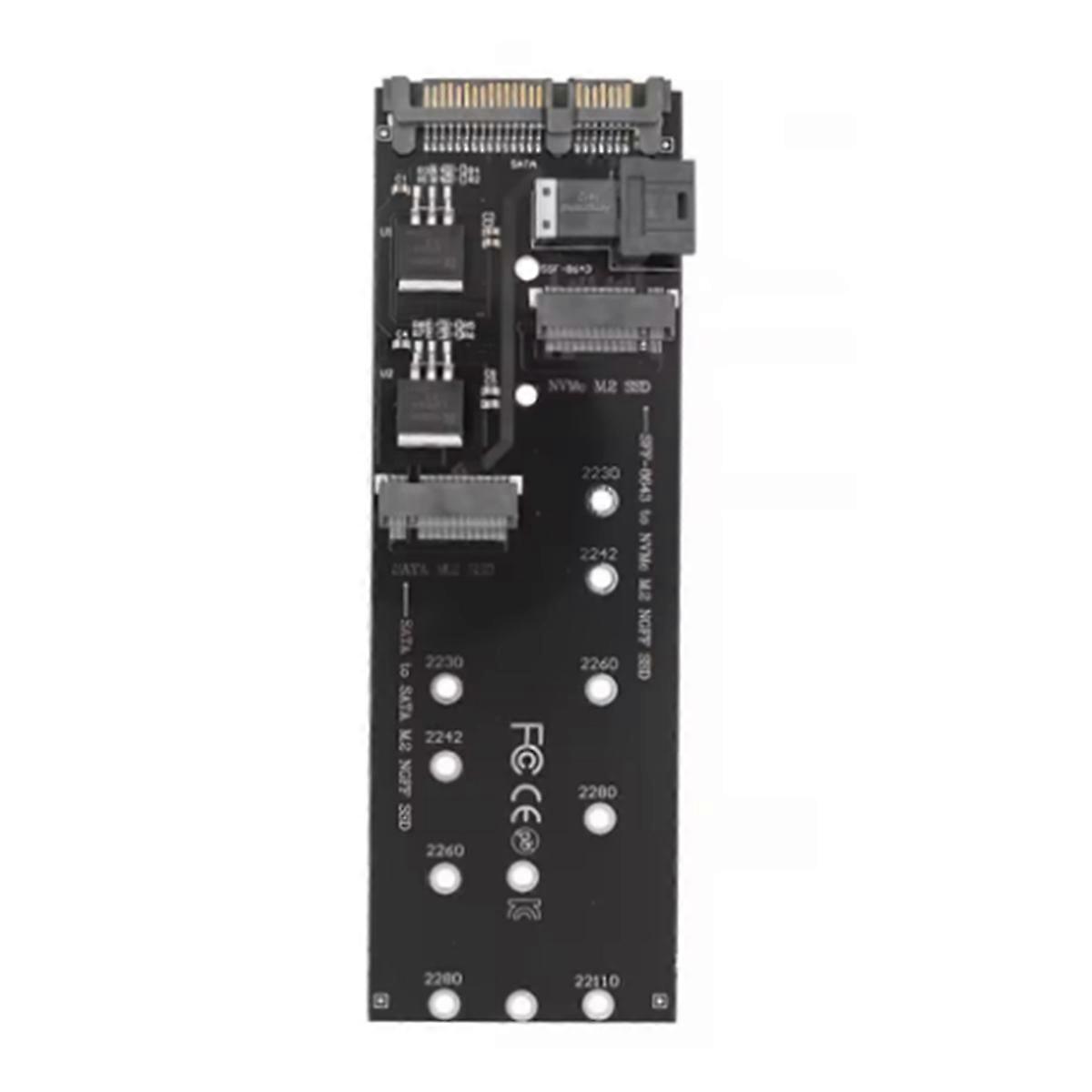 NGFF M-Key to Slimline SAS NVME PCIe 22Pin Adapter SSD Converter Fit for Laptop Desktop Mainboard