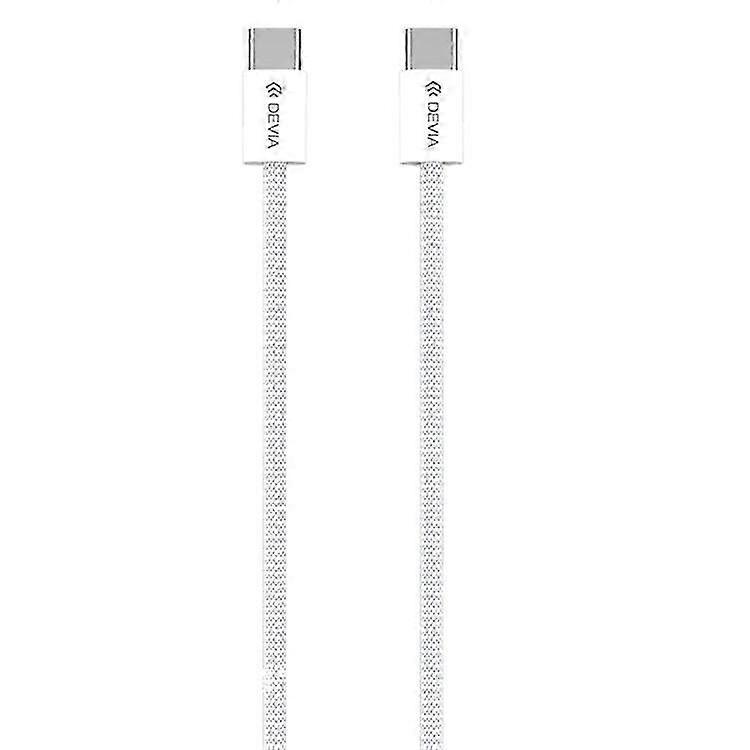DEVIA Smart Series EC325 1m Type-C to Type-C PD 60W Data Cable Fast Charging Woven Cord