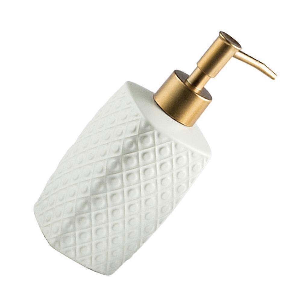 Ceramic Pump Bottle for Home 2Pcs Shampoo and Lotion Bottle