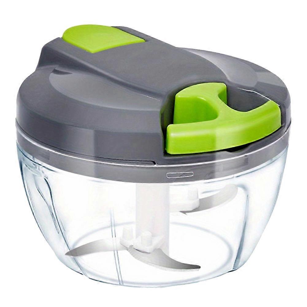 Manual Food Processor Chopper Hand Crank Garlic Mincer Portable Onion Cutter Multifunctional Vegetable Cutter