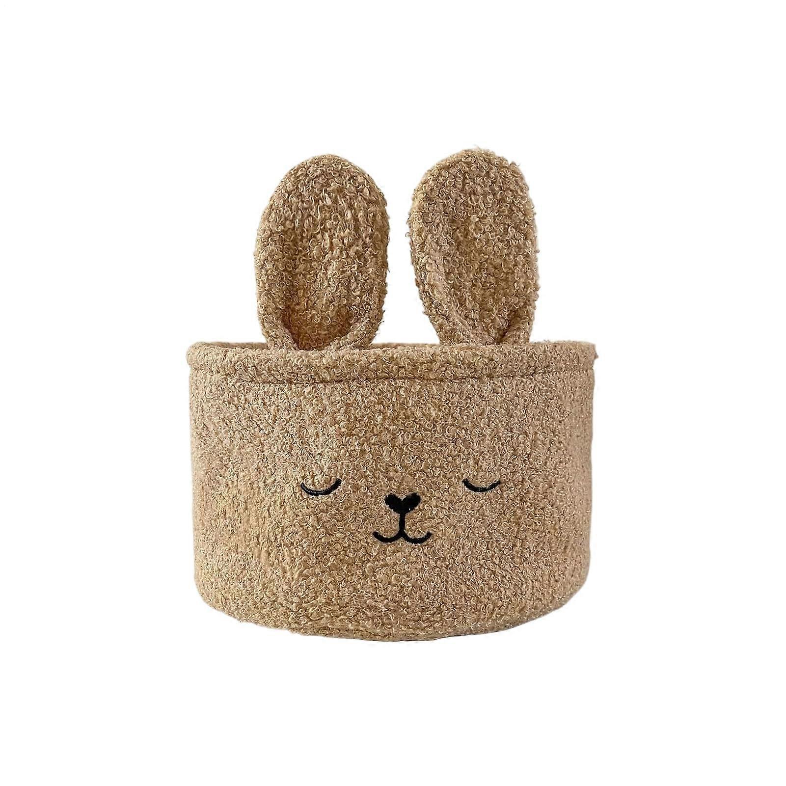 Storage Basket - Rabbit Storage Baskets for Organizing Kids' Rooms | Cute Space-Saving Containers for Shelves and Corners