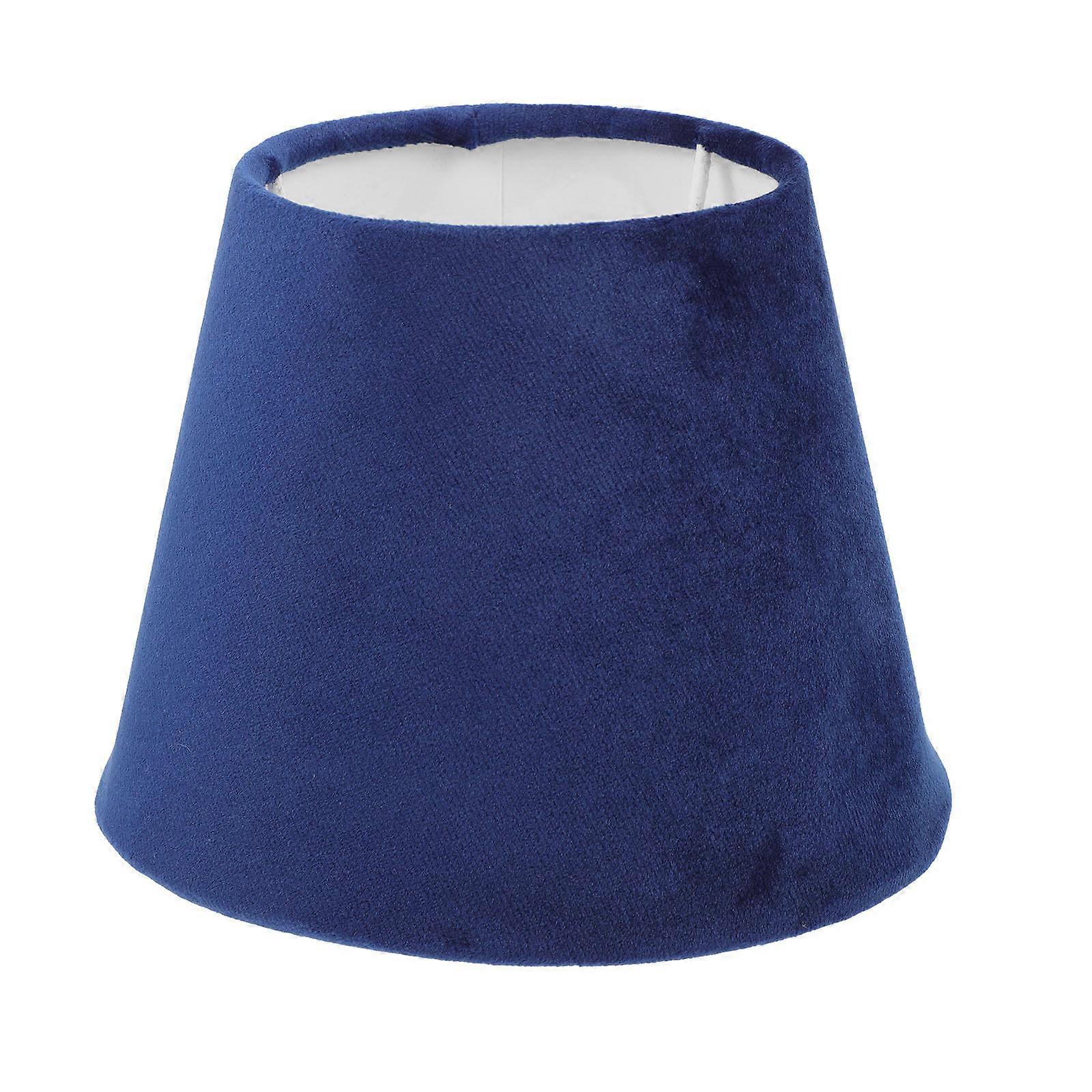 Dustproof Lampshade for Desk Lamp Cover 2Pcs Dark Blue Velour Cloth
