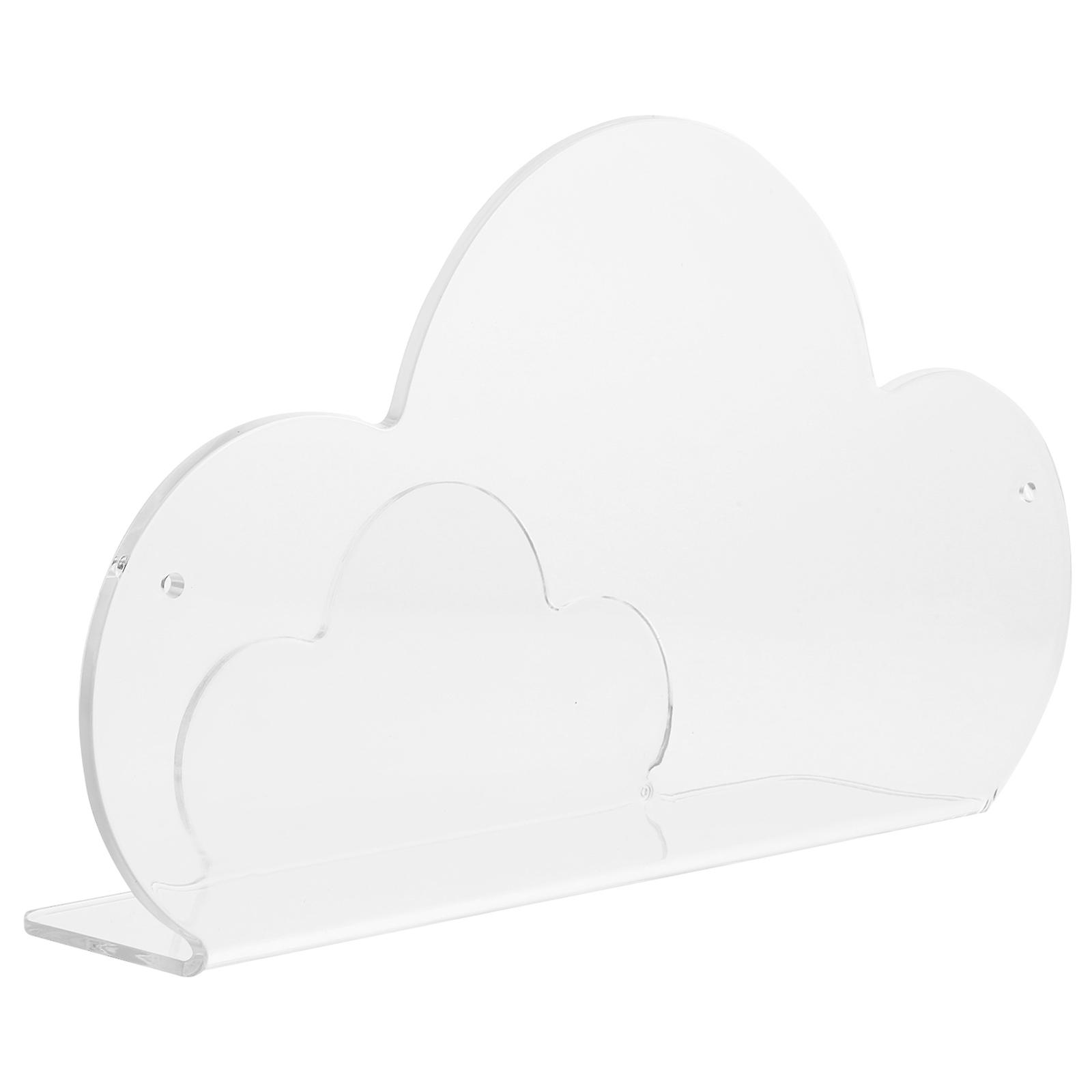 Decorative Storage Stand Acrylic for Bathroom Storage 3Pcs Transparent