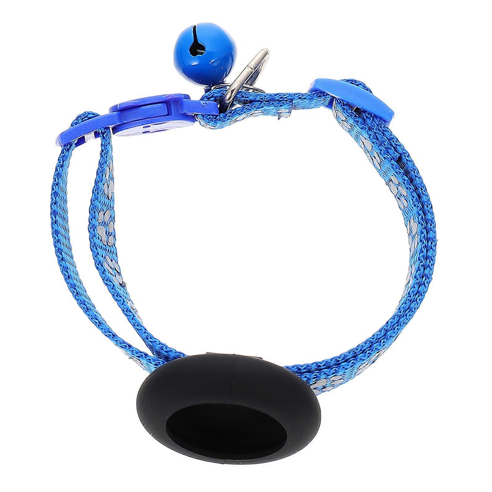 Anti-Lost Tracer Cat Collar Adjustable with Bell 5Pcs Reflective Pet Collar