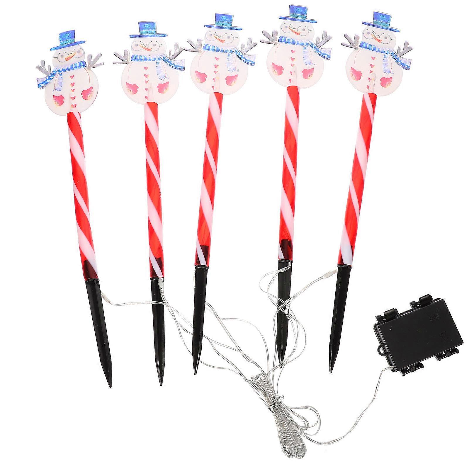 LED Christmas Pathway Stake Light for Outdoor Festive Lighting 3Sets