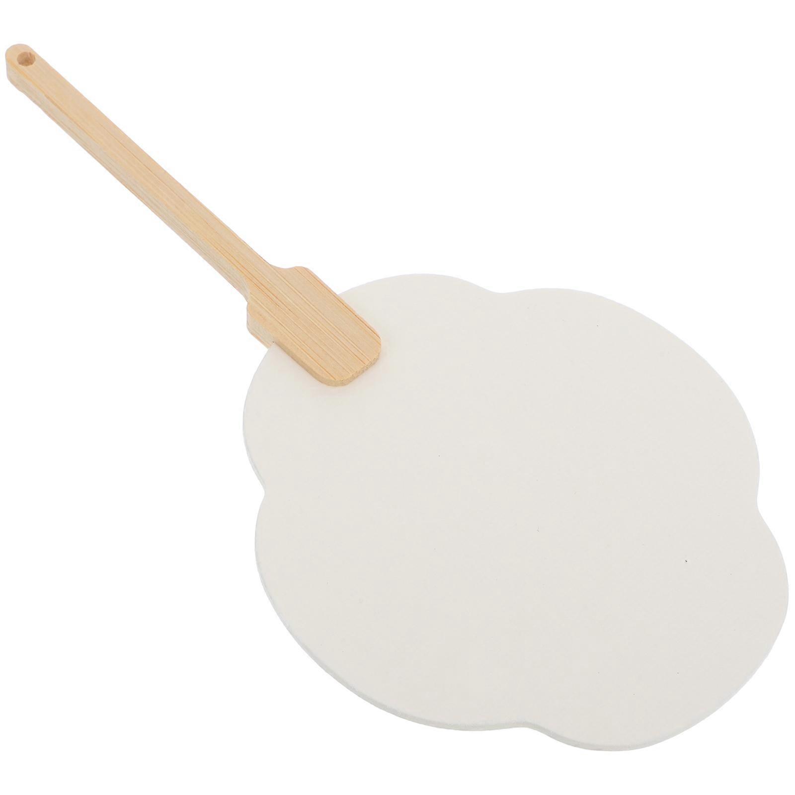DIY Fans Lacquer Fan for Painting Projects 2Pcs Paper and Wood Material