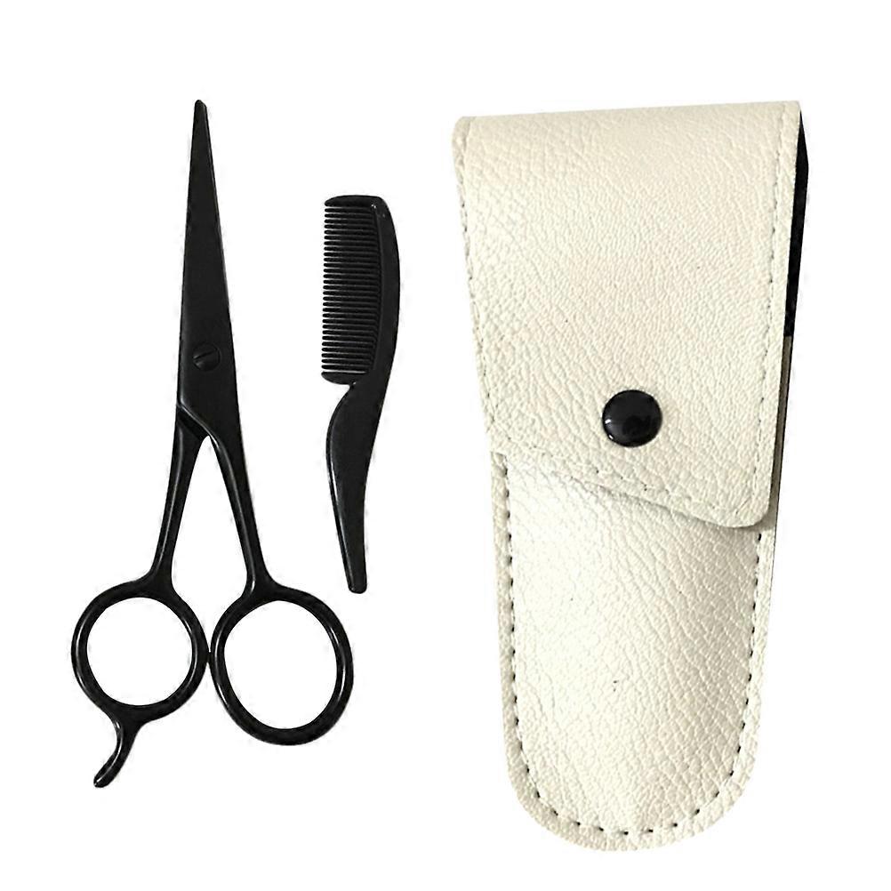 Beard Cutter Set Beard Care Tool 3Pcs Stainless Steel Precision Scissors