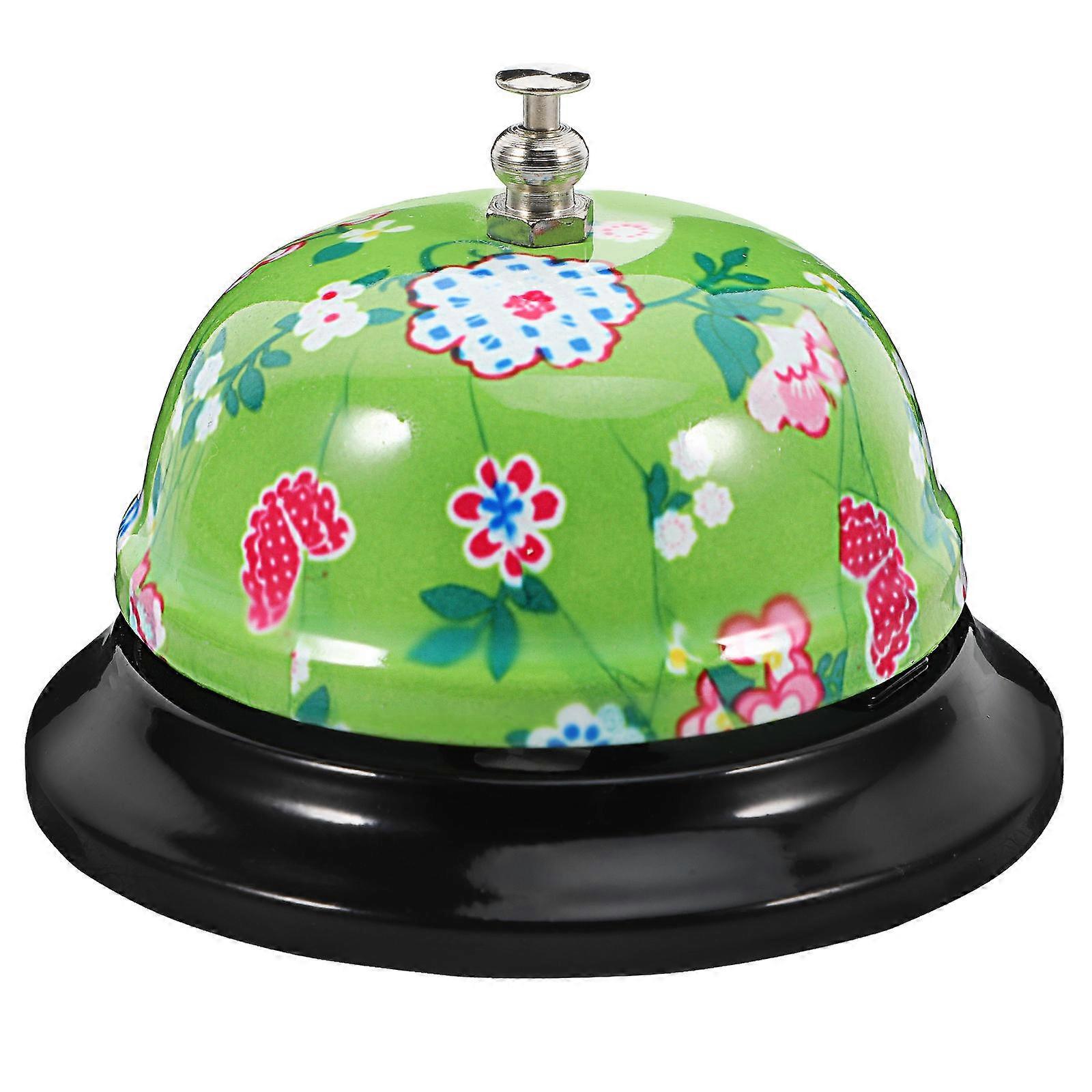 Customer Service Manual Bell for Restaurant 2Pcs Printed Call Bell Assorted