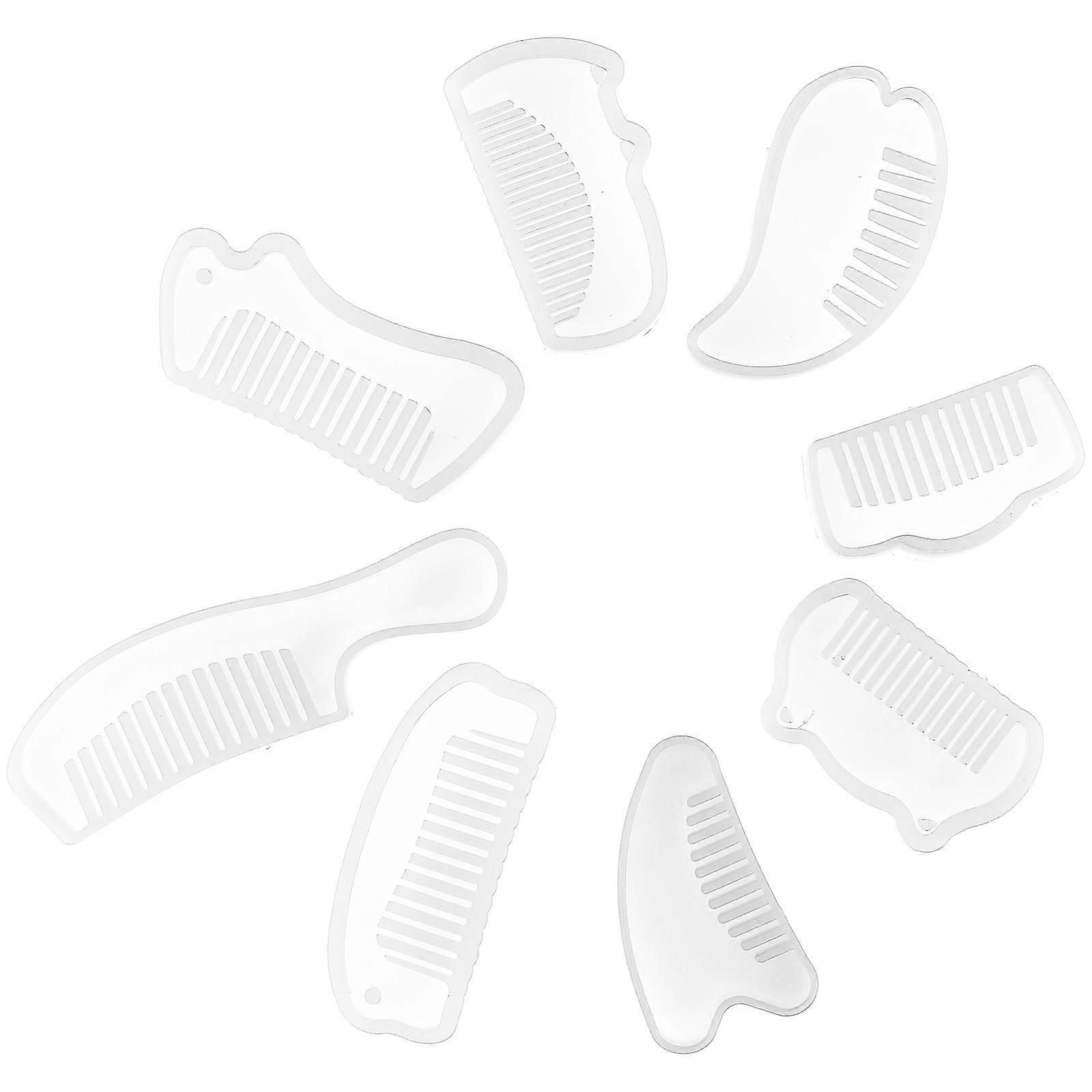 Reusable Comb Mold Made Of Silicone 40 Pcs Suitable For Craft Makers Easy Demoulding 18x5cm