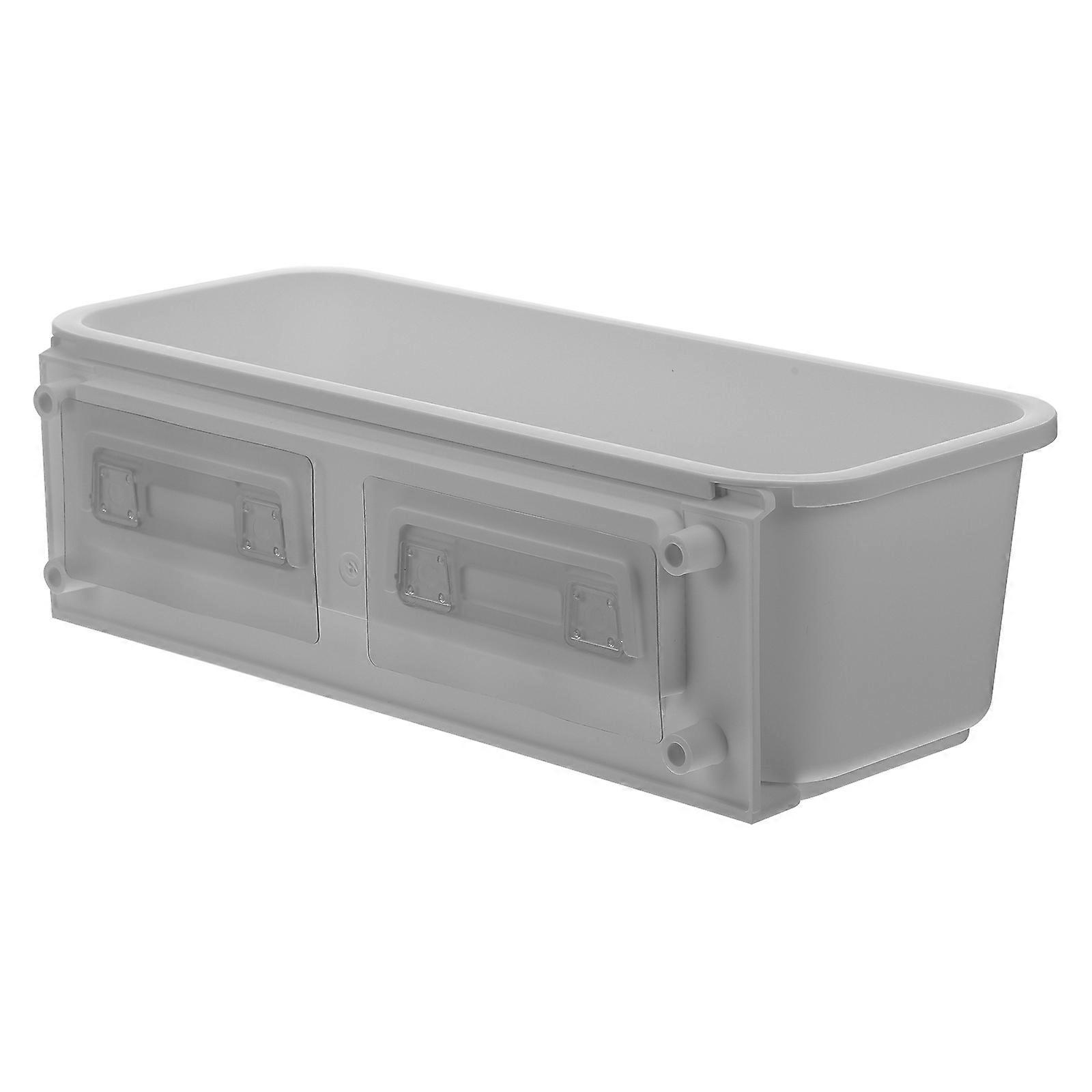 Plastic Kitchen Storage Boxes Wall Hanging Holder for Organization 1Set