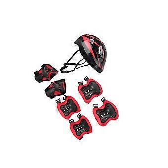 7 peças/conjunto de capacetes de bicicleta para crianças portáteis para esportes ao ar livre, skate, ciclismo